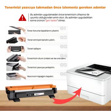 Brother TN-1040 Muadil Toner 10'lu Ekonomik Paket / HL-1211/DCP-1510/HL-1110/MFC-1810/MFC-1910