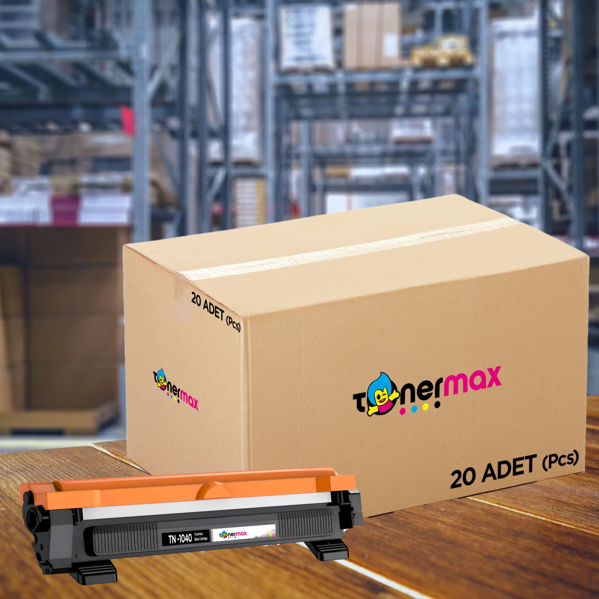 Brother TN-1040 Muadil Toner 20'li Ekonomik Paket 1 Koli / HL-1211/DCP-1510/HL-1110/MFC-1810/MFC-1910