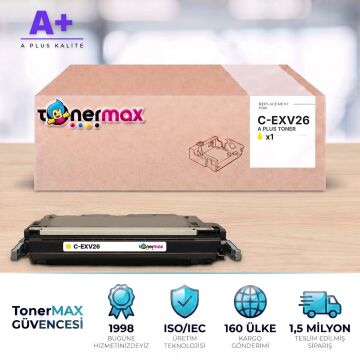 Canon C-EXV26 Sarı Muadil Toner A Plus / IR-C1021i / C1021iF / C1028i / C1028iF / C1021