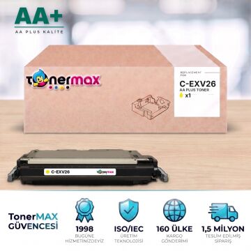 Canon C-EXV26 Sarı Muadil Toner AA Plus / IR-C1021i / C1021iF / C1028i / C1028iF / C1021
