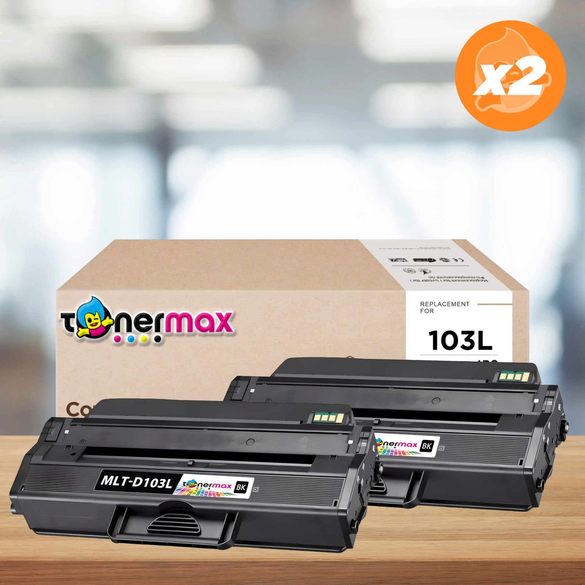 TonerMAX® MLT-D103L Muadil Toner — 2'li Paket