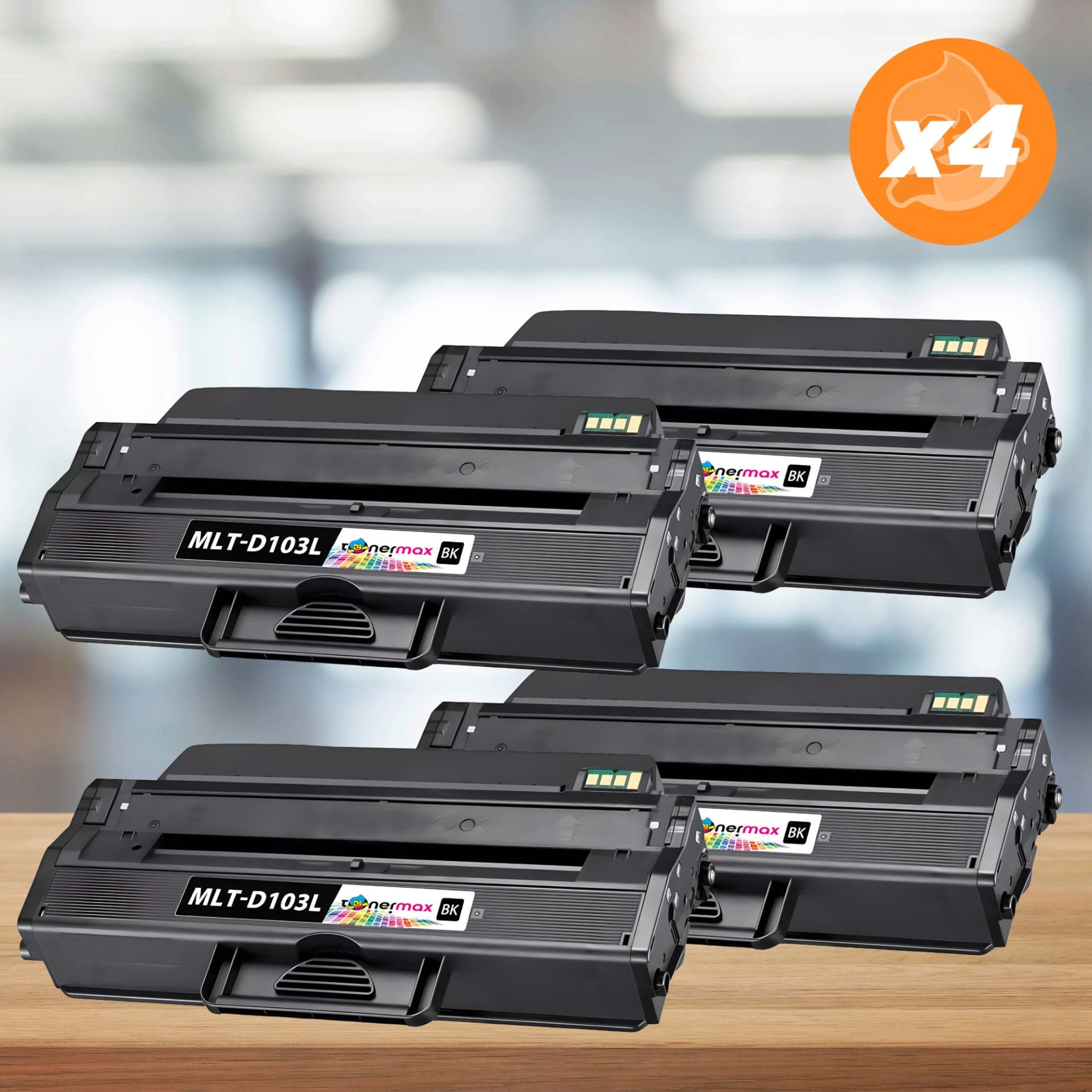 TonerMAX® MLT-D103L Muadil Toner — 4'lü Paket
