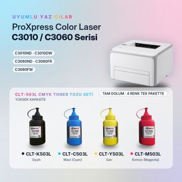 Samsung CLT-503L Set Toner Tozu/ Pro Express SL-C3060 / SL-C3010