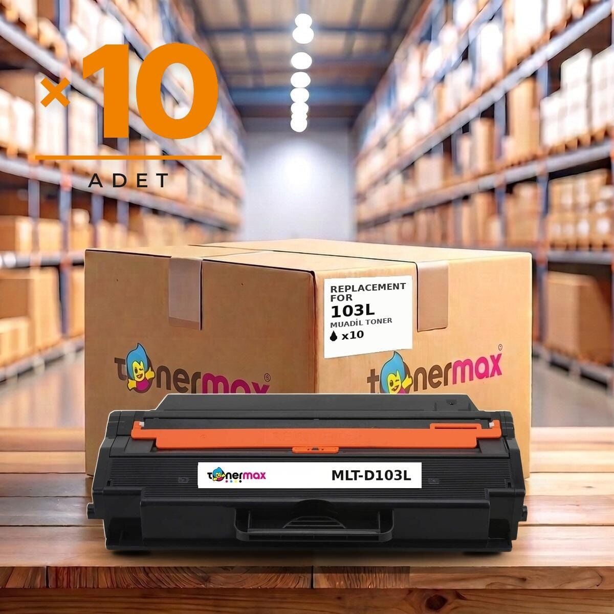 TonerMAX® MLT-D103L Muadil Toner — 10'lu Paket
