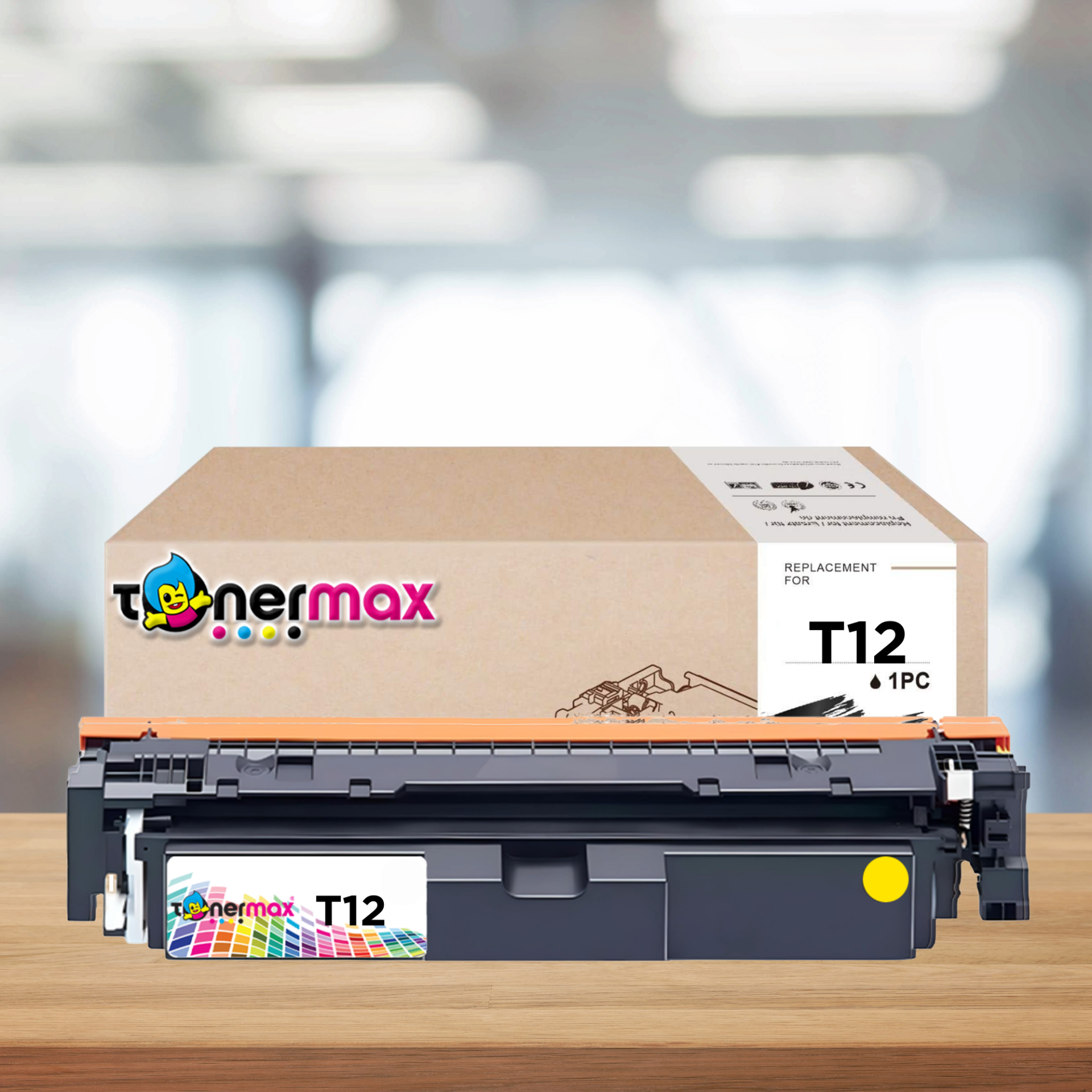 Canon T12 Sarı Muadil Toner C1333i / C1333iF / C1333P Çipsiz