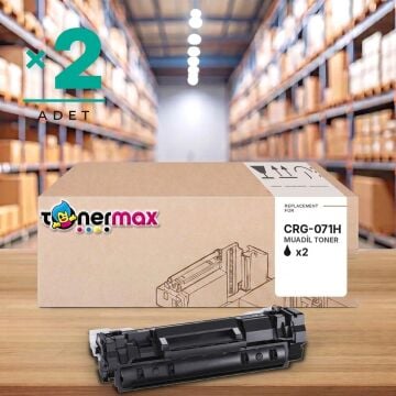 Canon CRG-071H Muadil Toner - Çipli 2'li Paket / Canon I-Sensys LBP121dn / LBP122dw / MF271dn / MF272dw / MF273dw / MF274dw / MF275dw