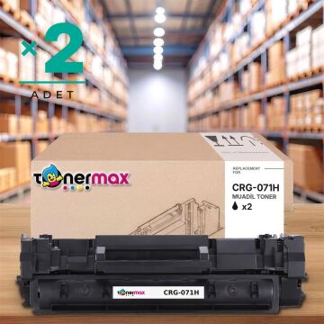 Canon CRG-071H Muadil Toner - Çipli 2'li Paket / Canon I-Sensys LBP121dn / LBP122dw / MF271dn / MF272dw / MF273dw / MF274dn / MF275dw