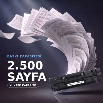 Canon CRG-071H Muadil Toner - Çipli 10'lu Paket / Canon I-Sensys LBP121dn / LBP122dw / MF271dn / MF272dw / MF273dw / MF274dn / MF275dw