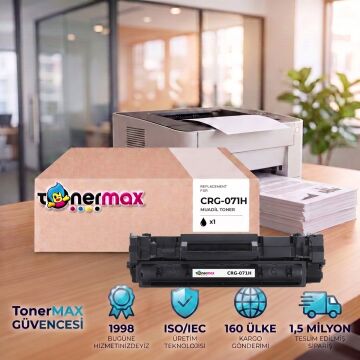Canon CRG-071H Muadil Toner - Çipli 10'lu Paket / Canon I-Sensys LBP121dn / LBP122dw / MF271dn / MF272dw / MF273dw / MF274dn / MF275dw