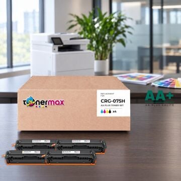 Canon CRG-075H CMYK Muadil Toner Seti AA Plus / LBP646Cdw / LBP647Cdw / MF664Cdw / MF667Cdw
