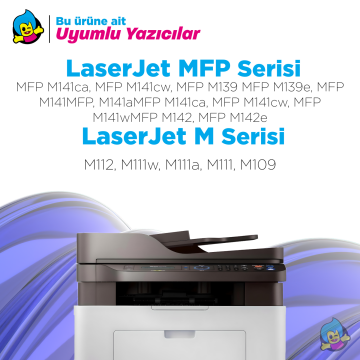 Hp 150A W1500A Muadil Toner - Çipli 2'li Paket / LaserJet MFP M141a /M141w  / M111a / M111w