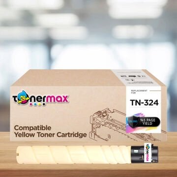 Konica Minolta Uyumlu Tonermax /TN-324 Sarı Muadil Toner/Bizhub C258/ C308/ C368 A8DA230