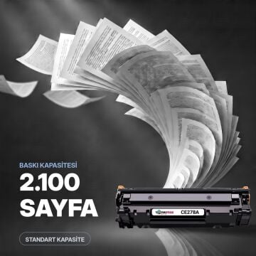 Hp CE278A / P1606 / P1566 / M1536 Muadil Toner - Ekonomik