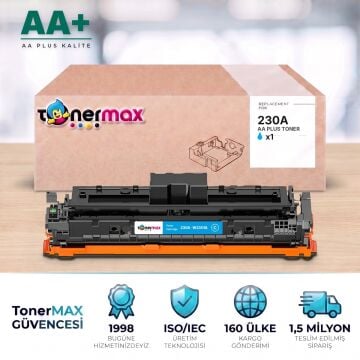 Hp 230A W2301A Mavi Muadil Toner AA Plus / Color LaserJet Pro 4203 / MFP 4303