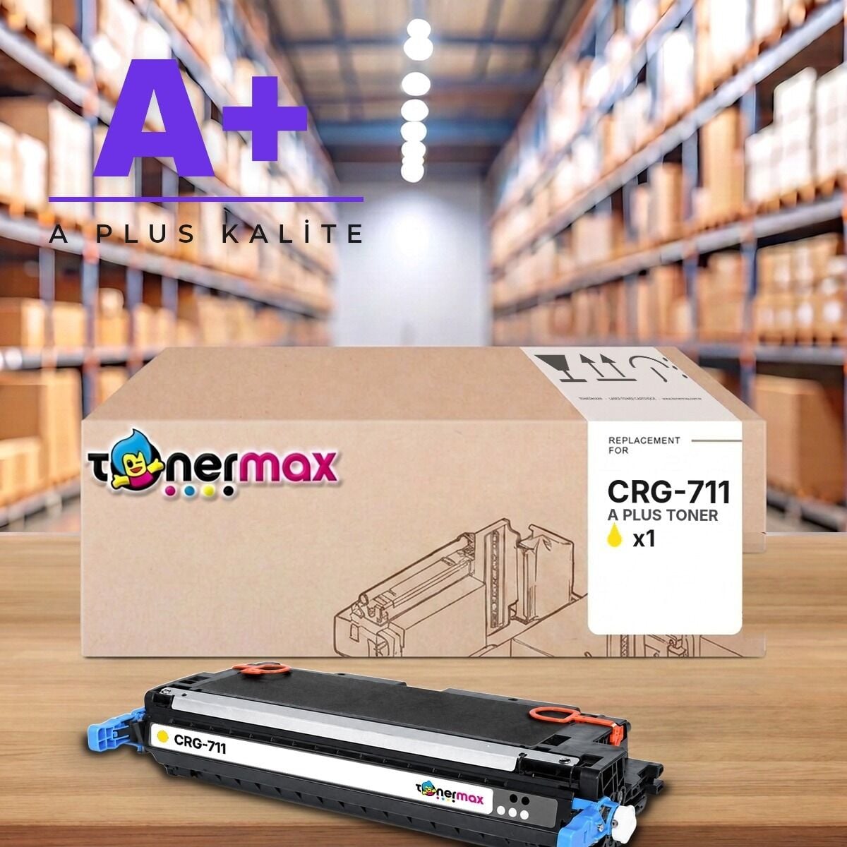 Canon CRG-711 Y Sarı A Plus muadil toner