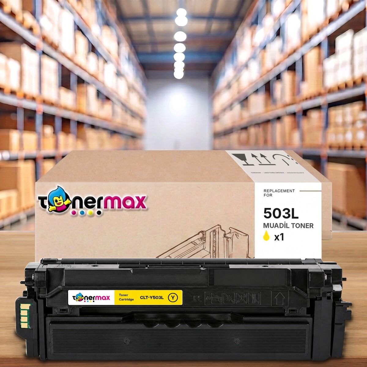 Samsung CLT-Y503L Sarı muadil toner