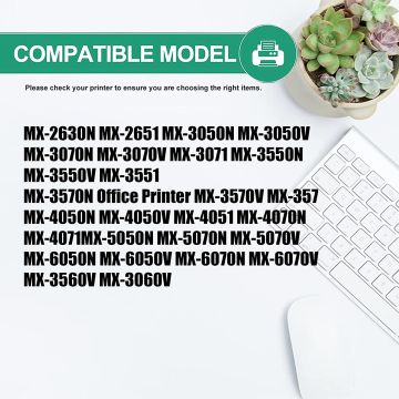 Sharp MX-61GT Muadil Toner Siyah / MX2651, MX3051, MX3061, MX3071, MX3551, MX3561, MX3571, MX4051, MX4061, MX4071, MX5051