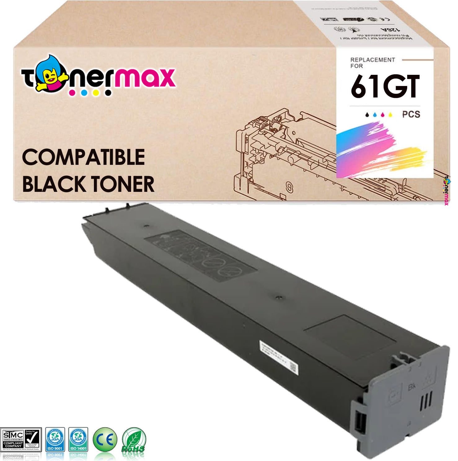 Sharp MX-61GT Muadil Toner Siyah / MX2651, MX3051, MX3061, MX3071, MX3551, MX3561, MX3571, MX4051, MX4061, MX4071, MX5051