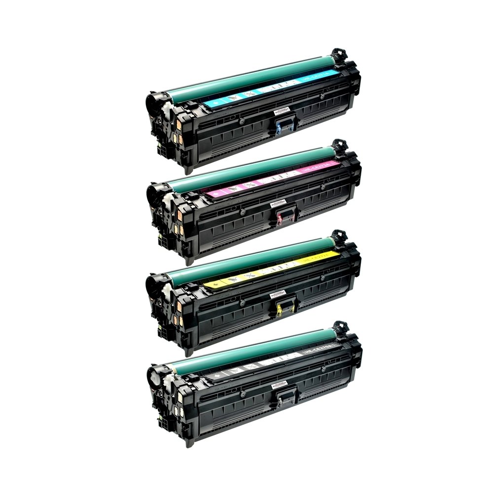 HP 650A / CE270A Muadil Toner Set /  CP5520 / CP5525