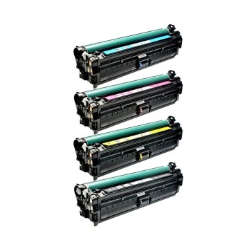 HP 650A / CE270A Muadil Toner Set /  CP5520 / CP5525