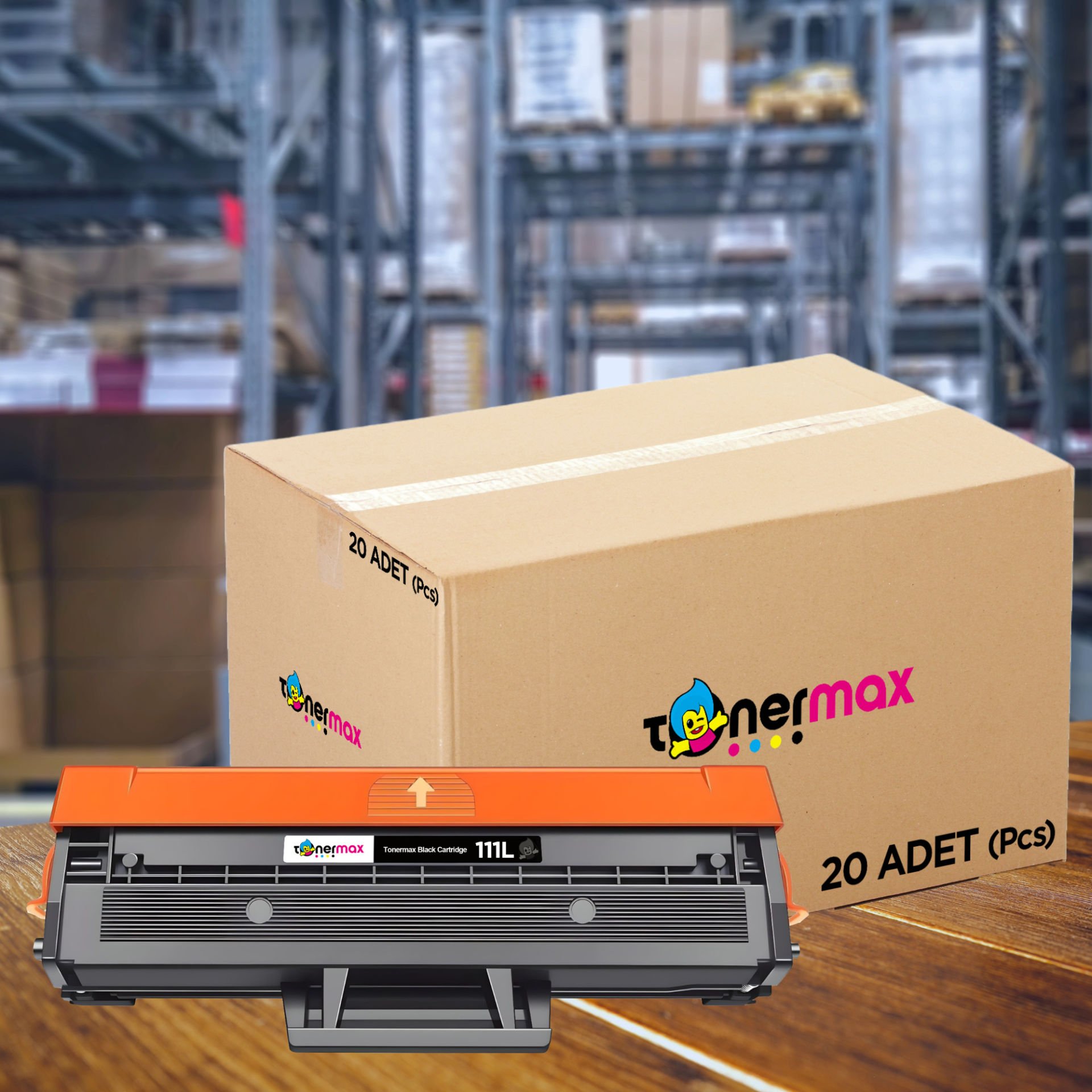 Samsung MLT-D111L Muadil Toner 20'li Paket 1 Koli / Xpress M2020 / M2022 / M2070 Yüksek Kapasiteli
