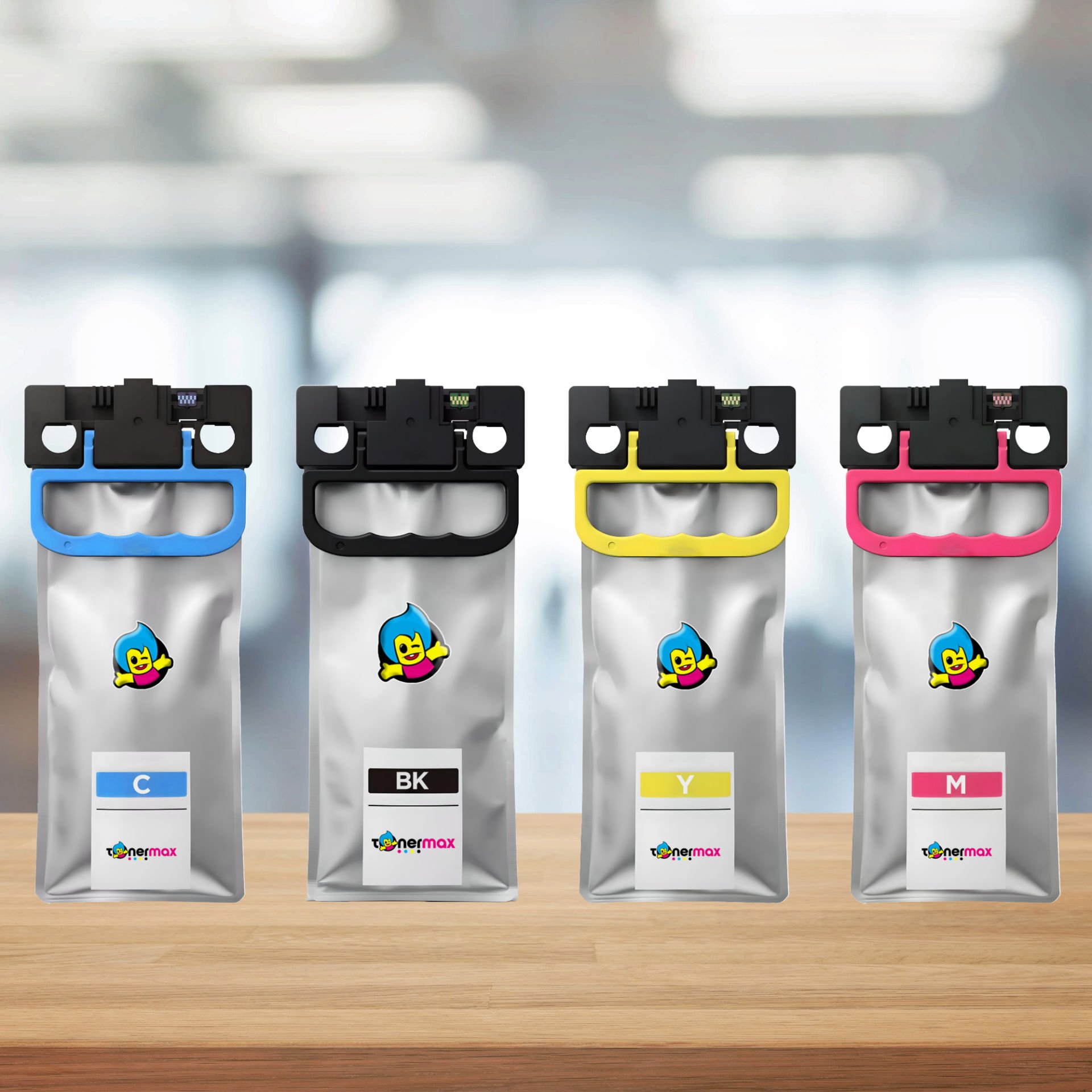 Epson Workforce Pro WF-C529 WF-C579 Muadil Kartuş Set / T01C1 /T02C1 / T03C1 / T04C1