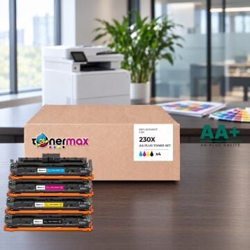 Hp 230X CMYK Muadil Toner Seti AA Plus / Color LaserJet Pro 4203 / MFP 4303 / W2300X / W2301X / W2302X / W2303X