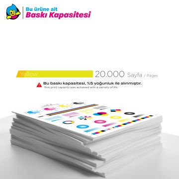 Epson T05A4 - C13T05A400 Muadil Kartuş Sarı - WorkForce Pro WF-C878 / WF-879