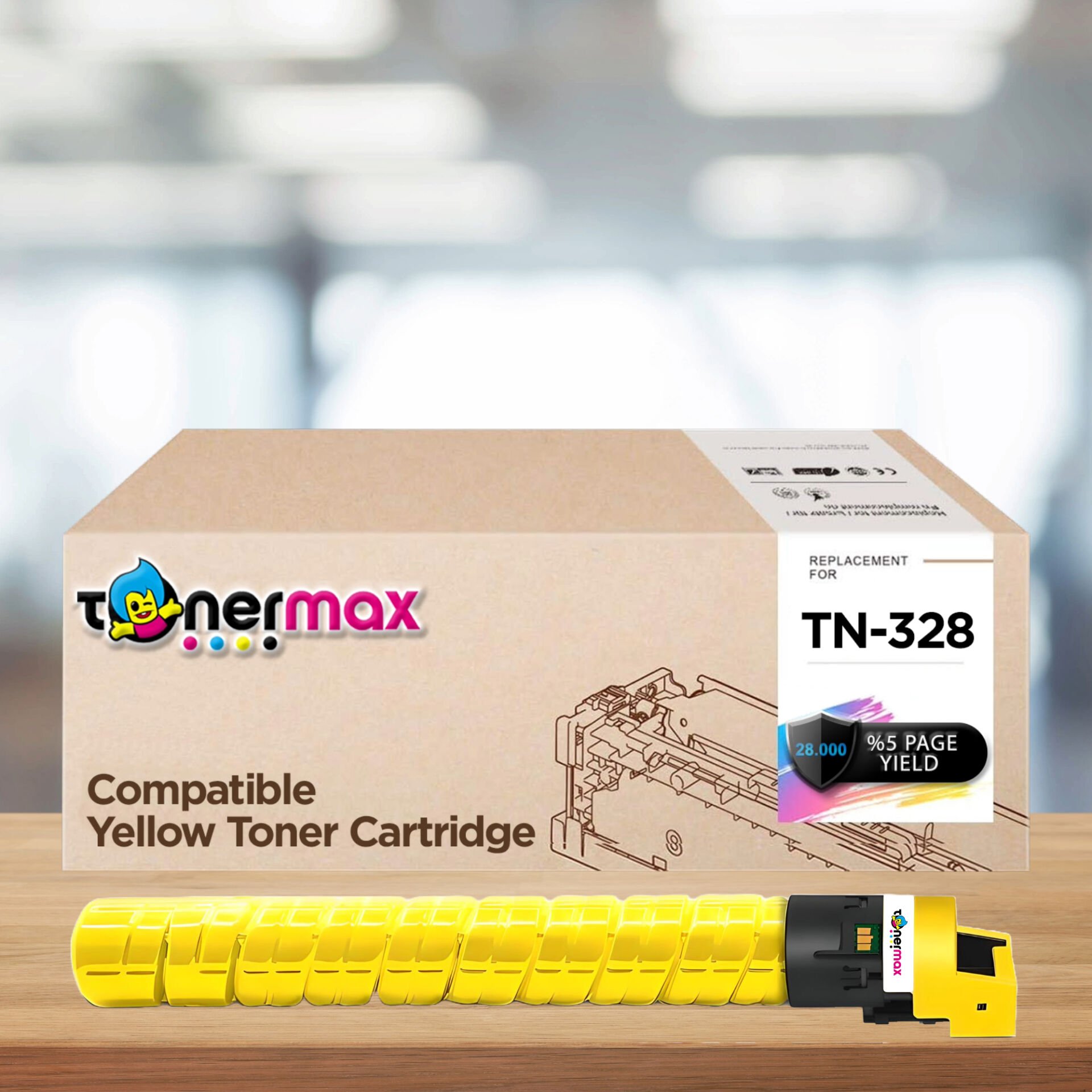 Develop TN-328 Muadil Toner Sarı / Ineo +250i / +300i / +360i
