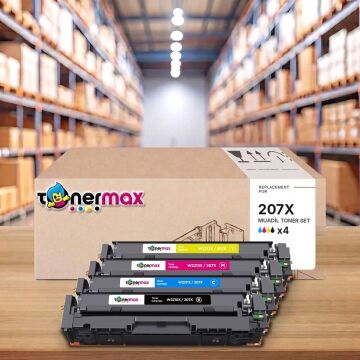 Hp 207X Muadil Toner Takım- Çipli/ Laserjet M255 / M282 / M283 / W2210X /W2211X / W2212X / W2213X