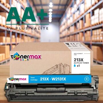 Hp 213X W2131X Mavi Muadil Toner AA Plus / Color LaserJet Enterprise 5700 / 6700 / MFP 5800 / 6800