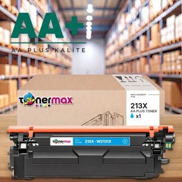 Hp 213X W2131X Mavi Muadil Toner AA Plus / Color LaserJet Enterprise 5700 / 6700 / MFP 5800 / 6800