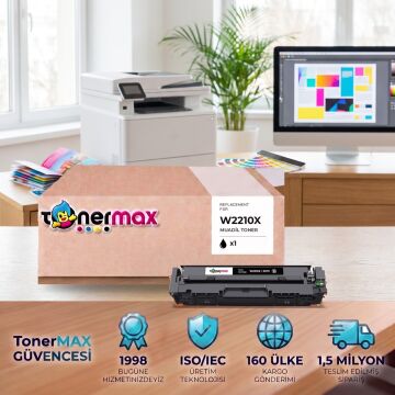 Hp 207X - W2210X Muadil Toner Siyah- Çipli / Hp Color LaserJet Pro M255dw / M255nw /M282nw /M283cdw /M283fdn /M283fdw