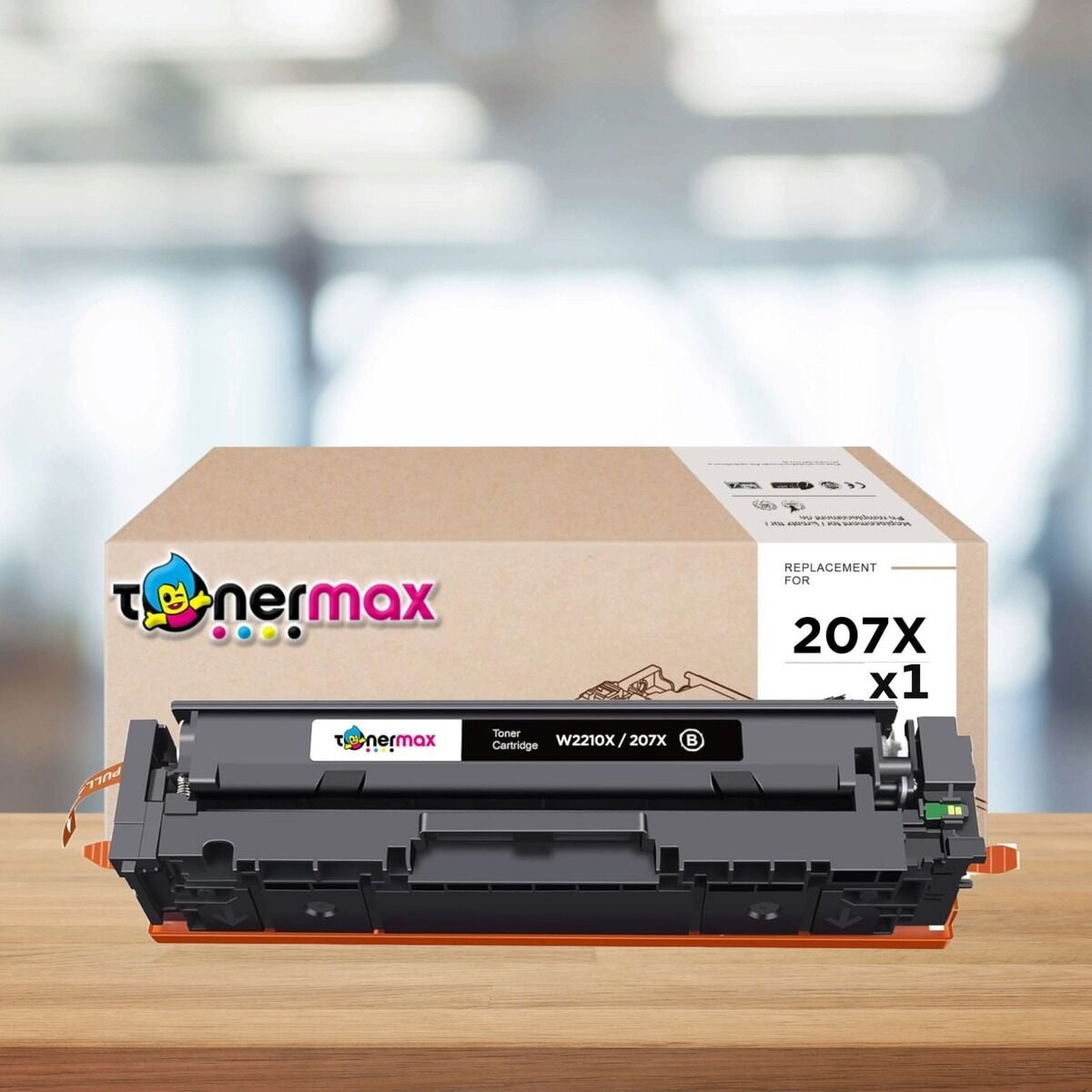 HP 207X W2210X siyah muadil toner