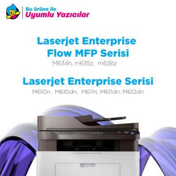 Hp 147A W1470A Muadil Toner - Çipsiz/ LaserJet Enterprise Flow MFP M634 / M635 / M636 / M610 / M611 / M612 / M634 / M635 / M636
