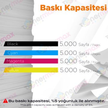 Epson T9451XL / T9452XL / T9453XL T9454XL Muadil Kartuş Takım / WorkForce Pro WF-C5210DW / C5290DW / C5710DWF /C5790DWF / C5215DW