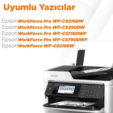 Epson T9454XL Sarı Muadil Kartuş Yüksek Kapasiteli / WorkForce Pro WF-C5210DW / C5290DW / C5710DWF /C5790DWF / C5215DW