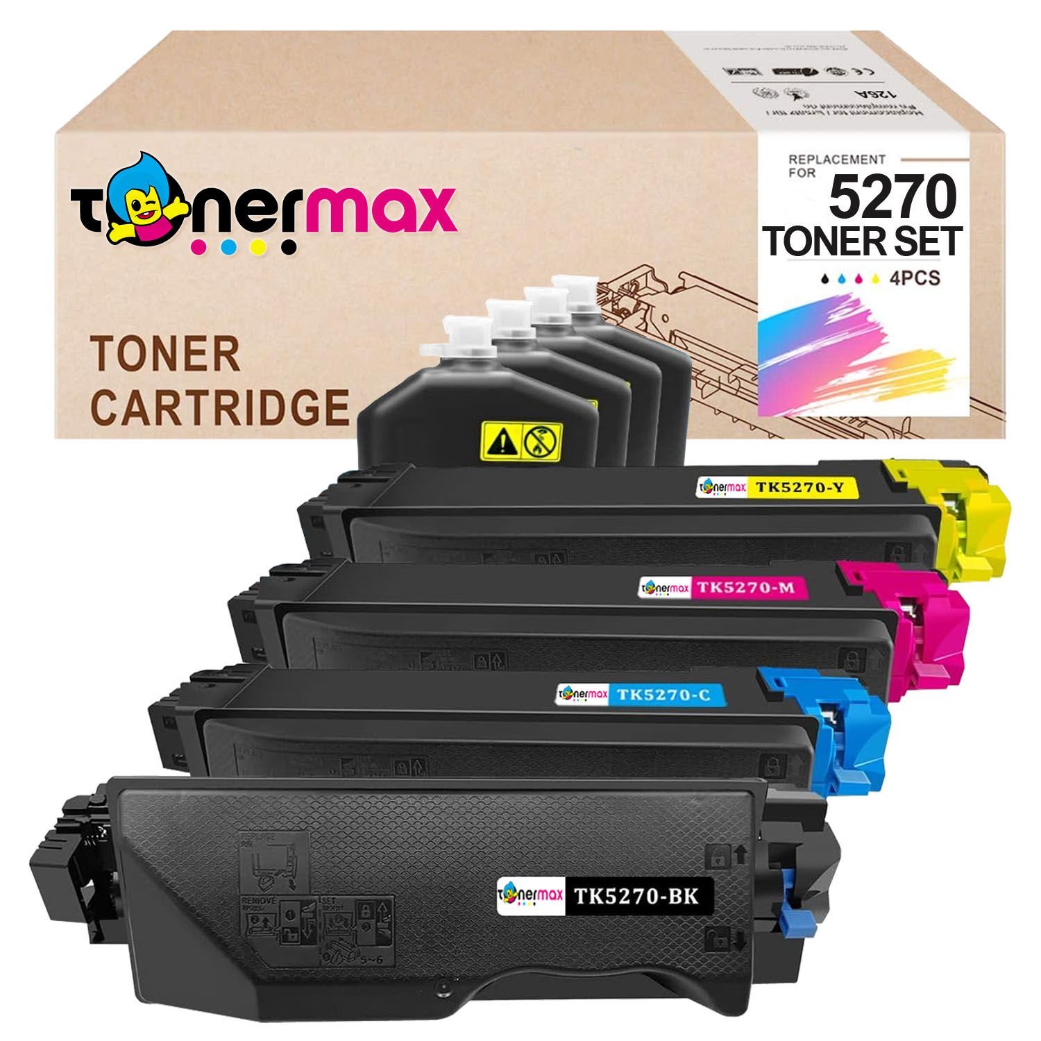 Kyocera TK-5270 Muadil Toner Takım / Ecosys M6230 / M6630 / P6230