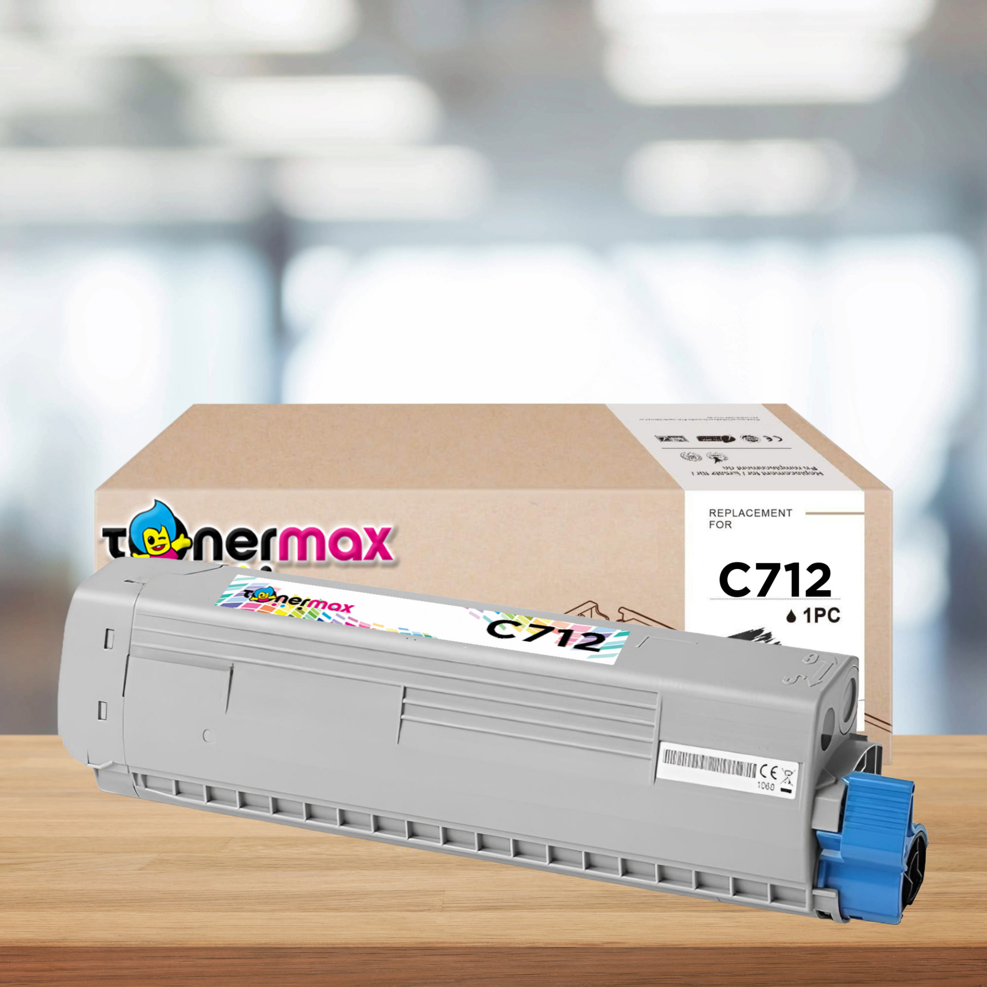 Oki C712-46507625 Sarı Muadil Toner