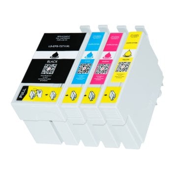 Epson 27XL / T2711XL Muadil Kartuş Seti / Work Force WF-3620 / WF-3640 / WF-7110 / WF-7610 / WF-7620