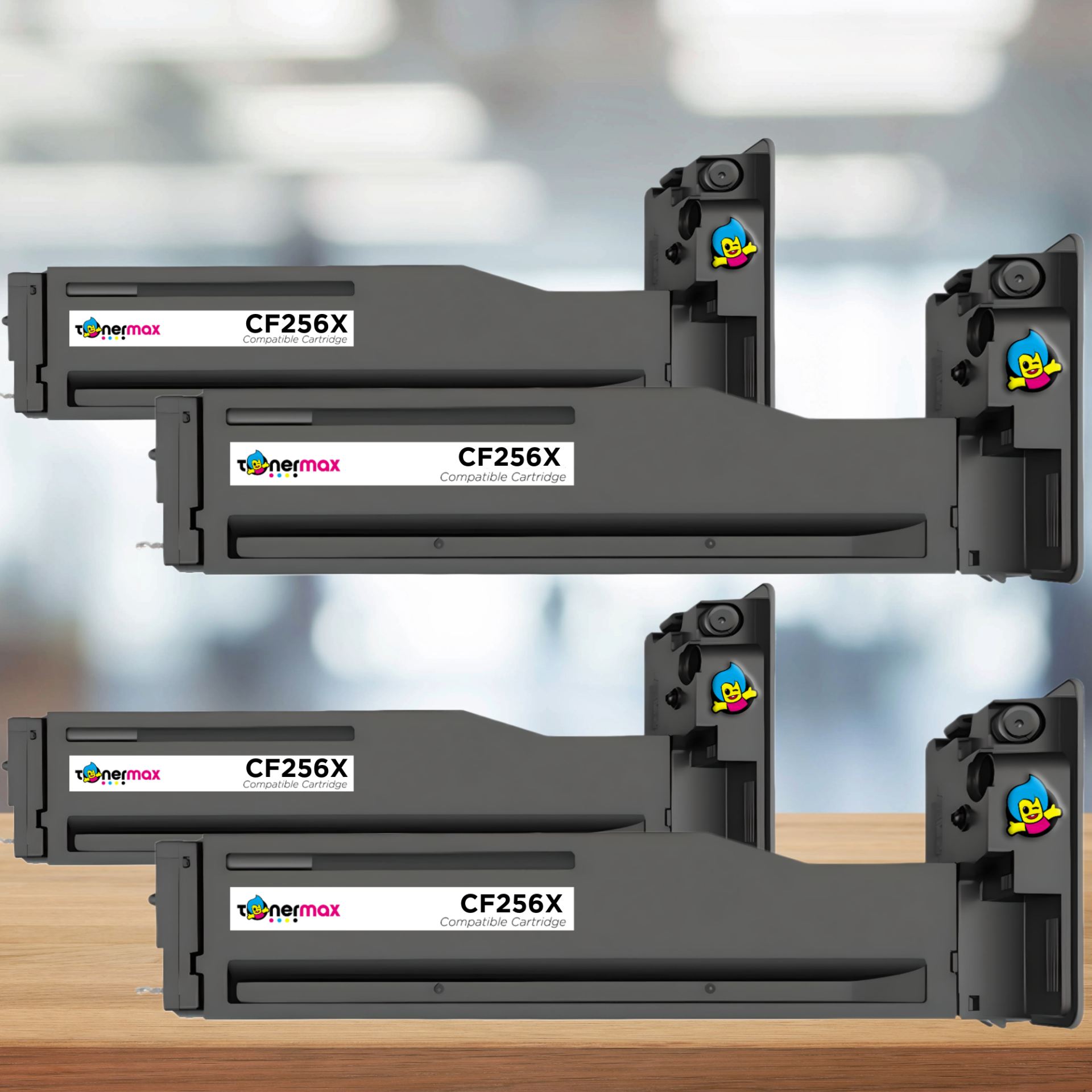 Hp 56X / CF256X Muadil Toner 4'lü Avantaj Paket/ Laserjet M436N / Laserjet M436NDA