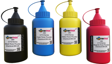 Oki C712 1 Set CMYK Toner Tozu