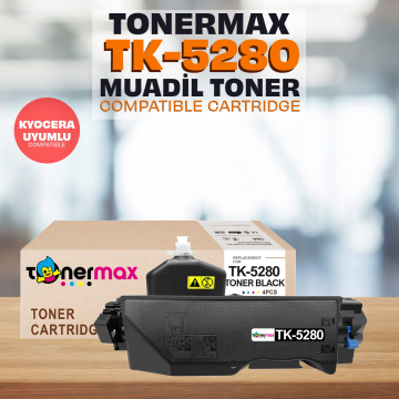 Kyocera TK-5280 Siyah Muadil Toner / Ecosys M6235cidn / M6635cidn / P6235cdn
