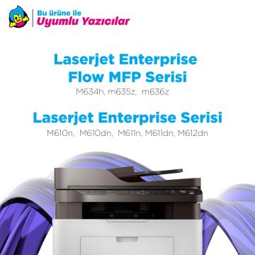 Hp 147A W1470A Muadil Toner - Çipli '2'li Paket / LaserJet Enterprise Flow MFP M634 / M635 / M636 / M610 / M611 / M612 / M634 / M635 / M636