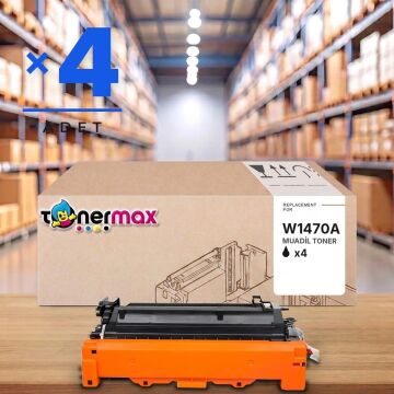 Hp 147A W1470A Muadil Toner - Çipli '4'lü Paket / LaserJet Enterprise Flow MFP M634 / M635 / M636 / M610 / M611 / M612 / M634 / M635 / M636