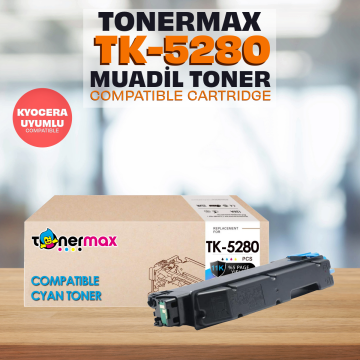 Kyocera TK-5280 Mavi Muadil Toner / Ecosys M6235cidn / M6635cidn / P6235cdn