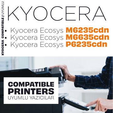 Kyocera TK-5280 Mavi Muadil Toner / Ecosys M6235cidn / M6635cidn / P6235cdn