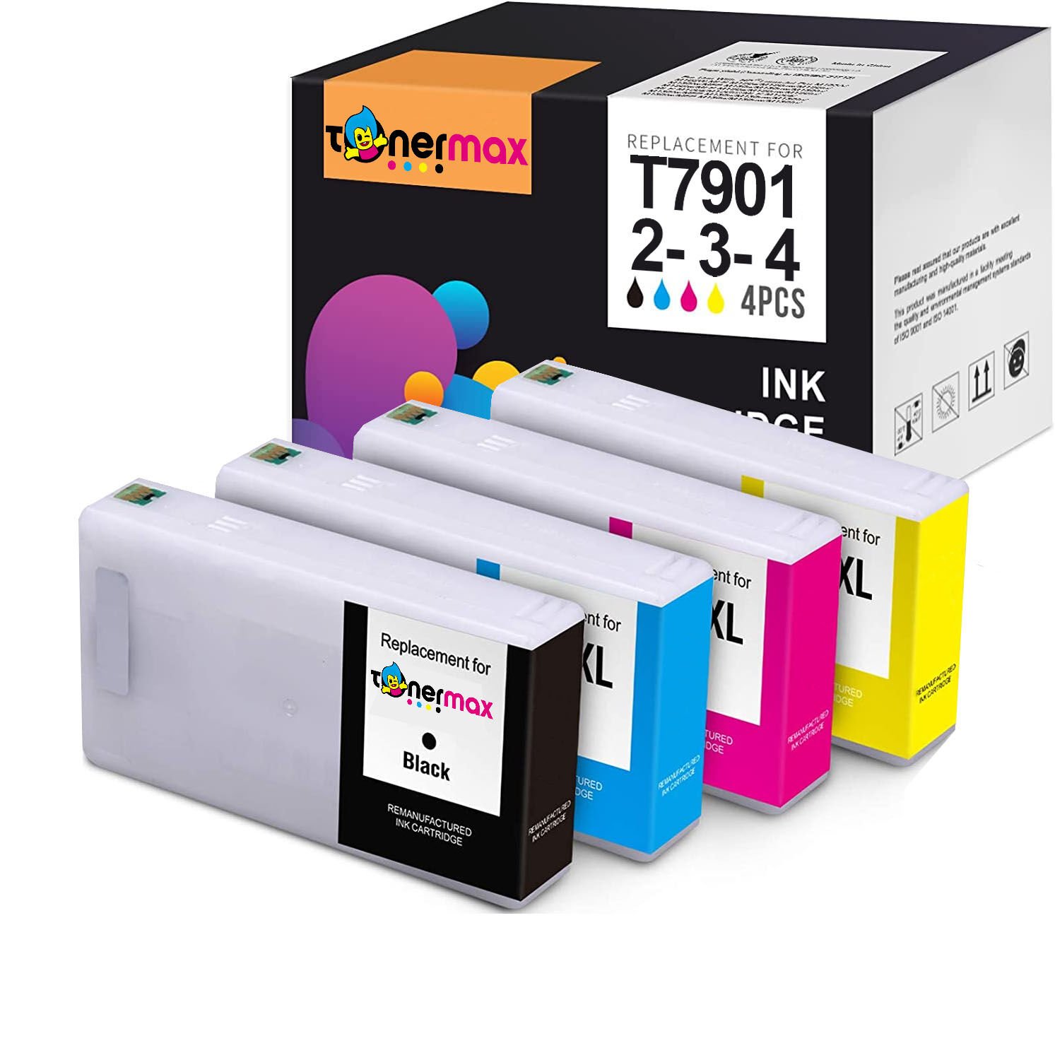 Epson T7911 / T7912 / T7913 / T7914 Muadil Kartuş Takım