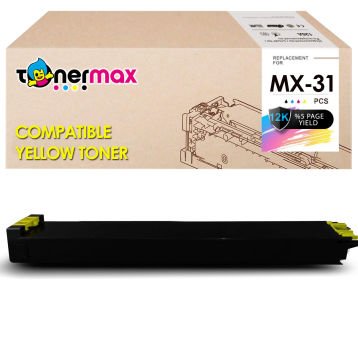 Sharp MX-31GTYA Sarı Muadil Toner / MX2301n / MX2600n / MX3100n