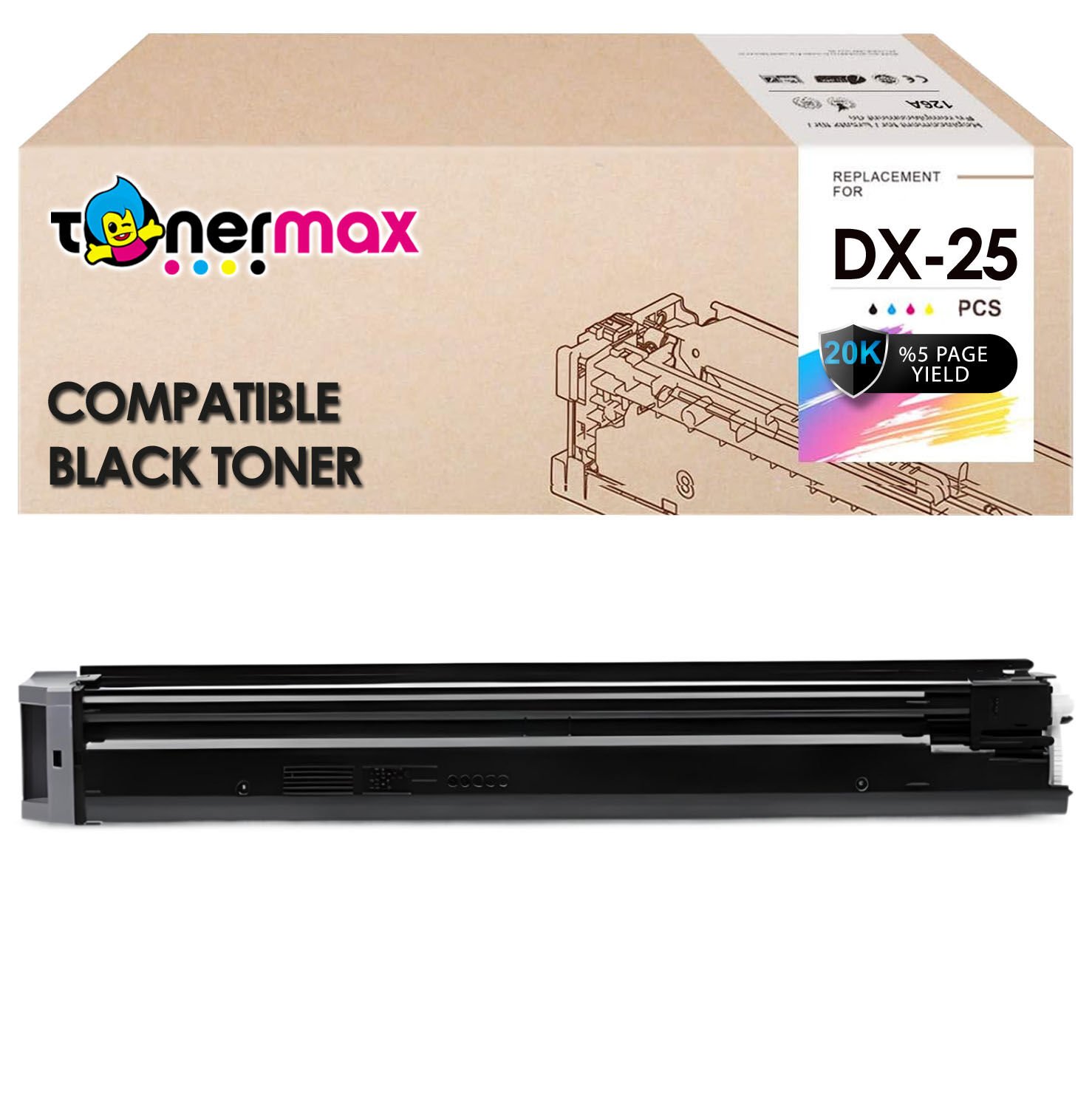 Sharp DX-25GTBA Siyah Muadil Fotokopi Toner
